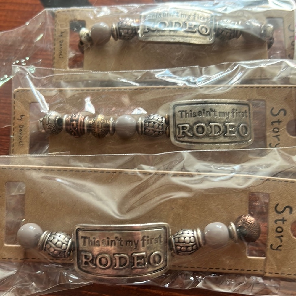 Brand new “This Ain’t My First Rodeo” beaded bracelet